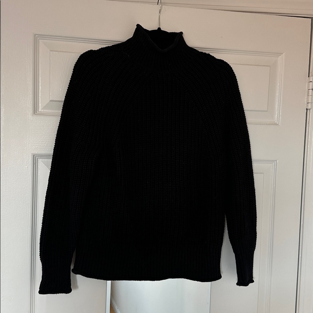 J. Crew Fisherman Rollneck Sweater, Size XS, 100% Cotton